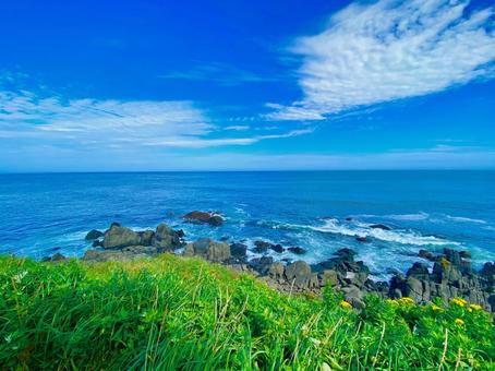 納沙布岬 納沙布岬 納沙布岬,北海道,根室市の写真素材