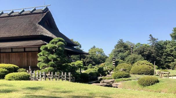 茶室 茶室 後楽園,庭園,公園の写真素材