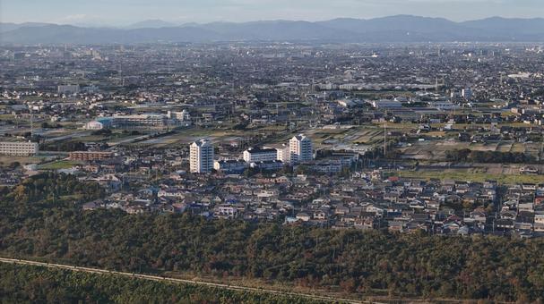 中田島街並み 中田島街並み 静岡県,ドローン撮影,空撮の写真素材