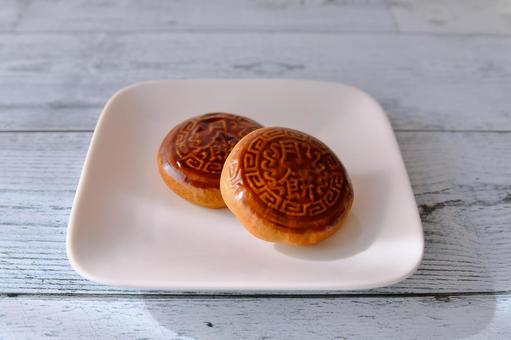 月餅 月餅 月餅,中華菓子,餡子の写真素材