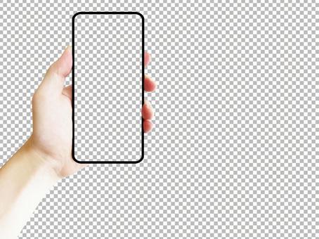 Image with smartphone / PSD full transparency Image with smartphone / PSD full transparency