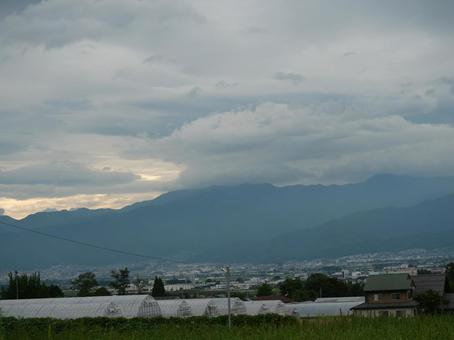 田舎の風景 田舎の風景の写真