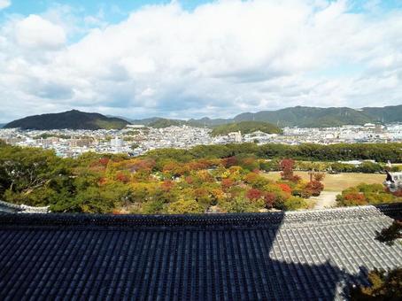 【風景写真】姫路城天守閣からの眺め 【風景写真】姫路城天守閣からの眺めの写真