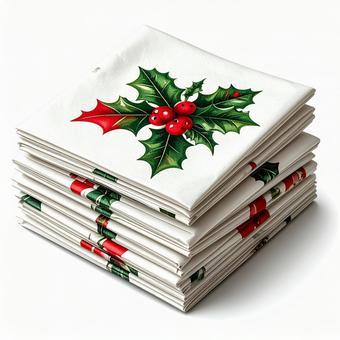 クリスマス用ペーパーナプキン クリスマス用ペーパーナプキンの写真