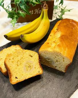 バナナヨーグルトパウンドケーキ バナナヨーグルトパウンドケーキの写真