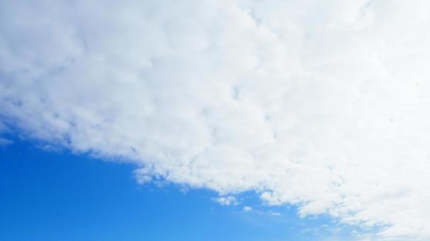 秋の空・青空と白雲 秋の空・青空と白雲の写真