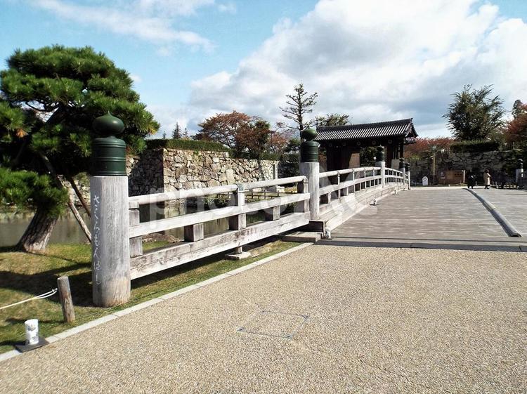【風景写真】姫路城の風景 姫路城,世界遺産,国宝の写真素材