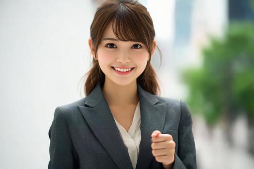 若いビジネス女性のイメージ 若いビジネス女性のイメージの写真