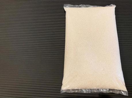 袋詰めされたお米(精米)のパッケージ素材 袋詰めされたお米(精米)のパッケージ素材 精米,白米,米袋の写真素材