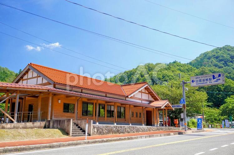 ＪＲ木次線の出雲坂根駅 木次線,鉄道,出雲坂根の写真素材