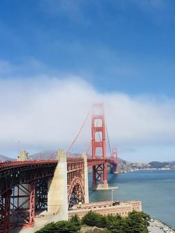 Golden Gate Bridge* Golden Gate Bridge* ゴールデンゲートブリッジ,サンフランシスコ,アメリカの写真素材