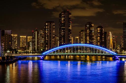 High-rise apartment night view, JPG High-rise apartment night view, JPG