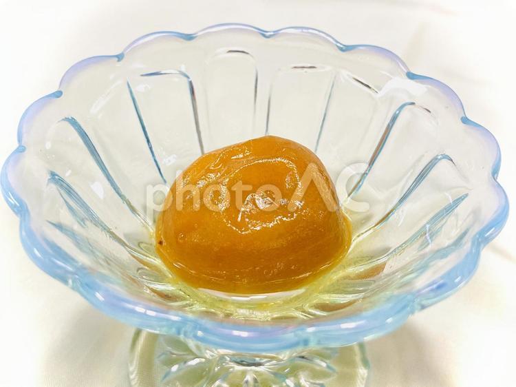 完熟梅の甘露煮 06 完熟梅,果実,実の写真素材