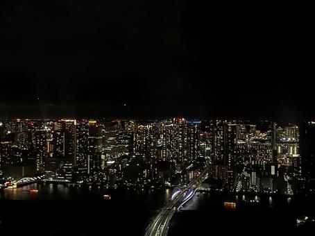 夜景 夜景 夜景,夜,風景の写真素材