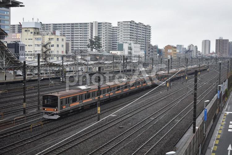 209系1000番台最後の走行 209系1000番台,中央線,疎開回送の写真素材