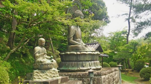 坂東33観音 11番 安楽寺 地蔵と大仏 坂東33観音 11番 安楽寺 地蔵と大仏の写真