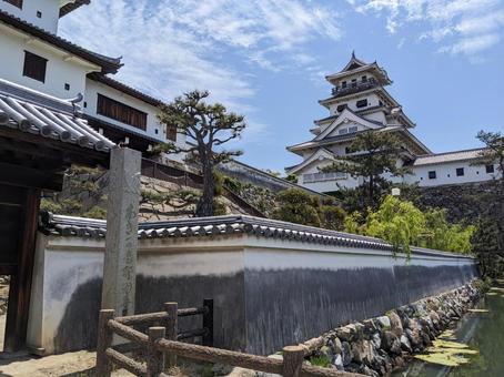 今治城＠愛媛県今治市 今治城,城,愛媛の写真素材