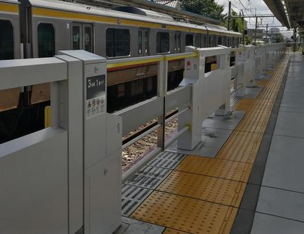 JR南武線　稲田堤駅 南武線,稲田堤駅,川崎市の写真素材