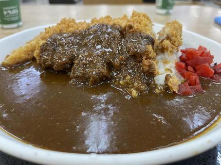 カツカレー カツカレー カレー,カツ,カレーライスの写真素材