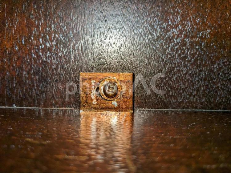 家具のネジ（アップ） 背景,家具,ネジの写真素材