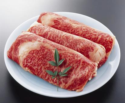 すき焼き用牛肉 すき焼き用牛肉 すき焼き用,牛肉,スライスの写真素材
