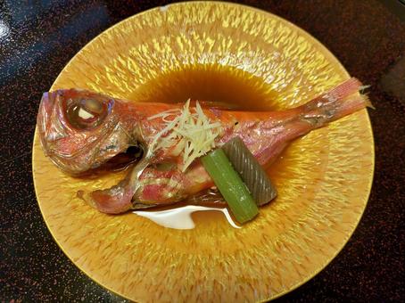 Simmered red snapper, JPG Simmered red snapper, JPG