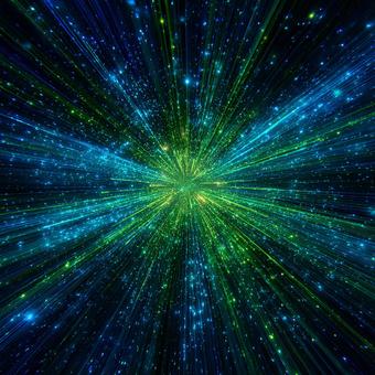 テクノロジーを感じさせる光のライン テクノロジーを感じさせる光のラインの写真