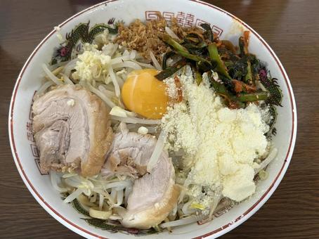 二郎汁なし 二郎汁なし 汁なし,ラーメン,麺の写真素材