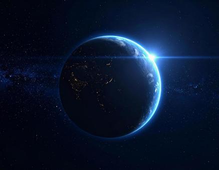 神秘的な宇宙空間 惑星2 神秘的な宇宙空間 惑星2の写真
