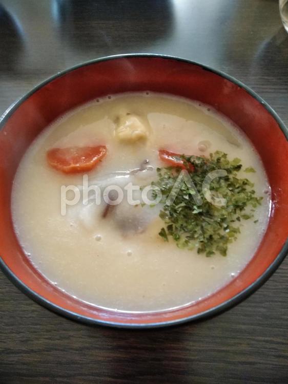 あん餅雑煮 雑煮,あん餅雑煮,あんもち雑煮の写真素材