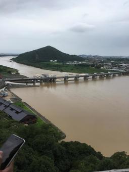 濁流 水域,川,旅の写真素材