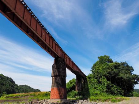 鉄橋_001 鉄橋_001 風景,自然,景観の写真素材