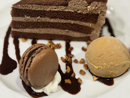 ケーキ チョコケーキ,スイーツ,美味しいの写真素材