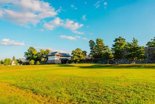 【佐賀】佐賀城跡の周辺 佐賀,風景,sagaの写真素材