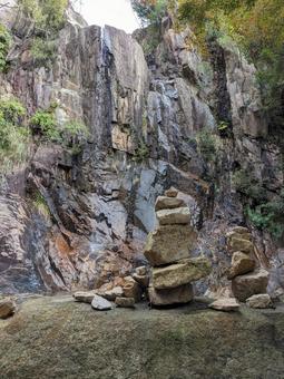 入日の滝＠しまなみ海道大三島 滝,入日の滝,しまなみ海道の写真素材