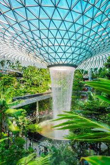 【シンガポール】ジュエル チャンギ空港 シンガポール,ジュエル,チャンギの写真素材