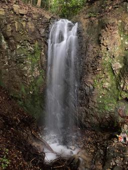 滝 滝,おたきさま,桃川の写真素材