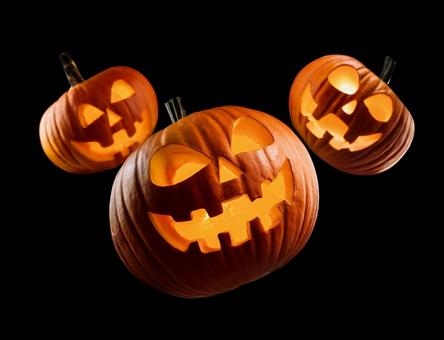 ハロウィンのカボチャのランタンの写真