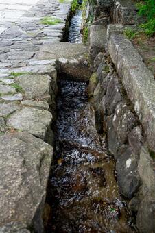 小川 小川,川,石畳の写真素材