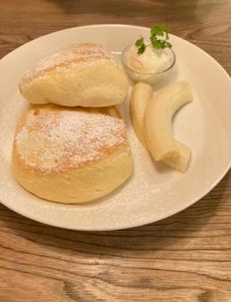 ふわふわのパンケーキ ふわふわのパンケーキの写真
