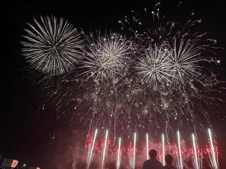 Photo, fireworks, fireworks display, a date, 