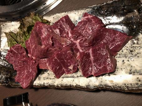 焼肉 焼肉 焼肉,カルビ,生肉の写真素材