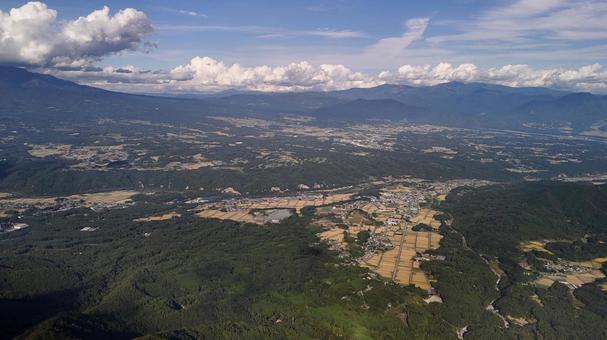 山中001 山,自然,風景の写真素材
