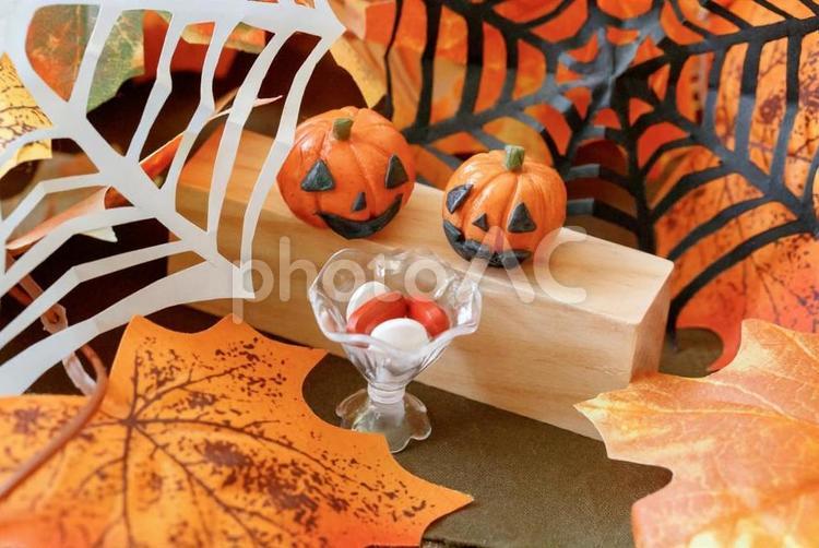 ハロウィンの飾りと薬 ハロウィン,薬,錠剤の写真素材