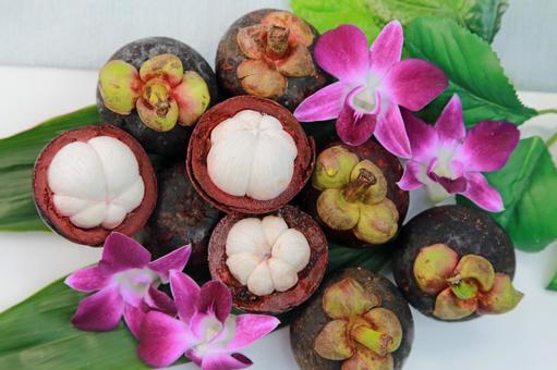 Photo, mangosteen, fruit, tropical fruits, 