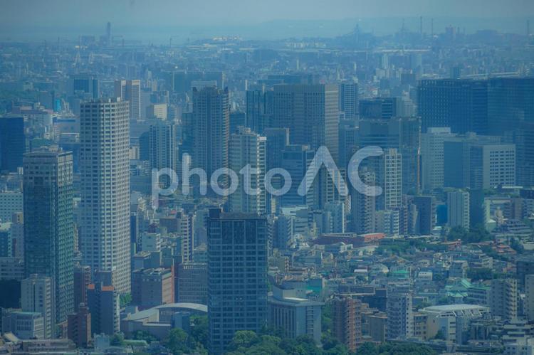 六本木ヒルズ展望台からの都市風景 六本木ヒルズ,六本木,展望台の写真素材