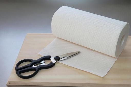 Photo, kitchen paper, paper, cutting board, 