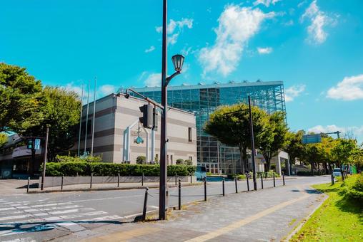 【鳥取】鳥取駅の周辺 鳥取,鳥取駅,駅前の写真素材