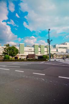 【福井】恐竜王国の福井駅周辺 【福井】恐竜王国の福井駅周辺 福井,福井駅,恐竜の写真素材