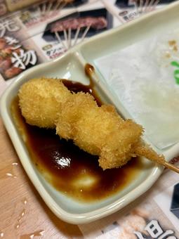 居酒屋で食べる串カツ 居酒屋で食べる串カツ 一品物,一般料理,サイドメニューの写真素材